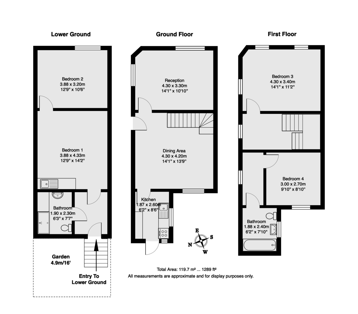 Floorplans For Elmar Road, Seven Sisters, N15 5DH