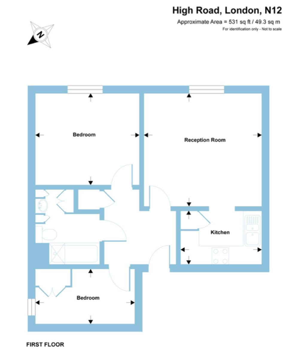 Floorplans For Solomans Court, High Road, North Finchley