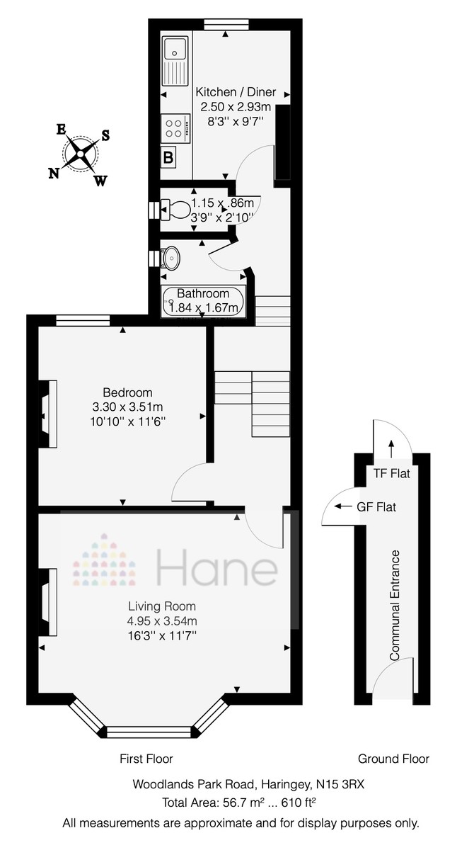 Floorplans For Woodlands Park Road, Haringey