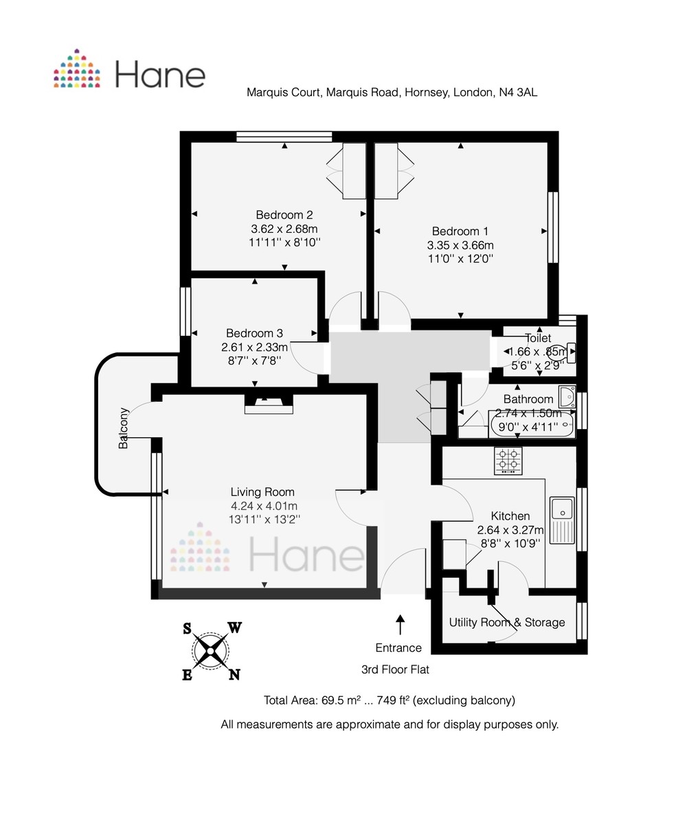 Floorplans For Marquis Road, London