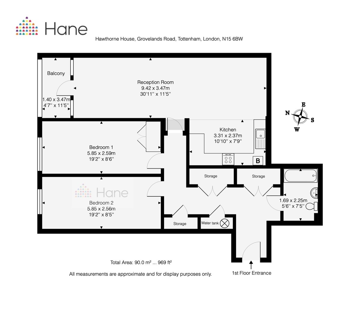 Floorplans For Grovelands Road, London