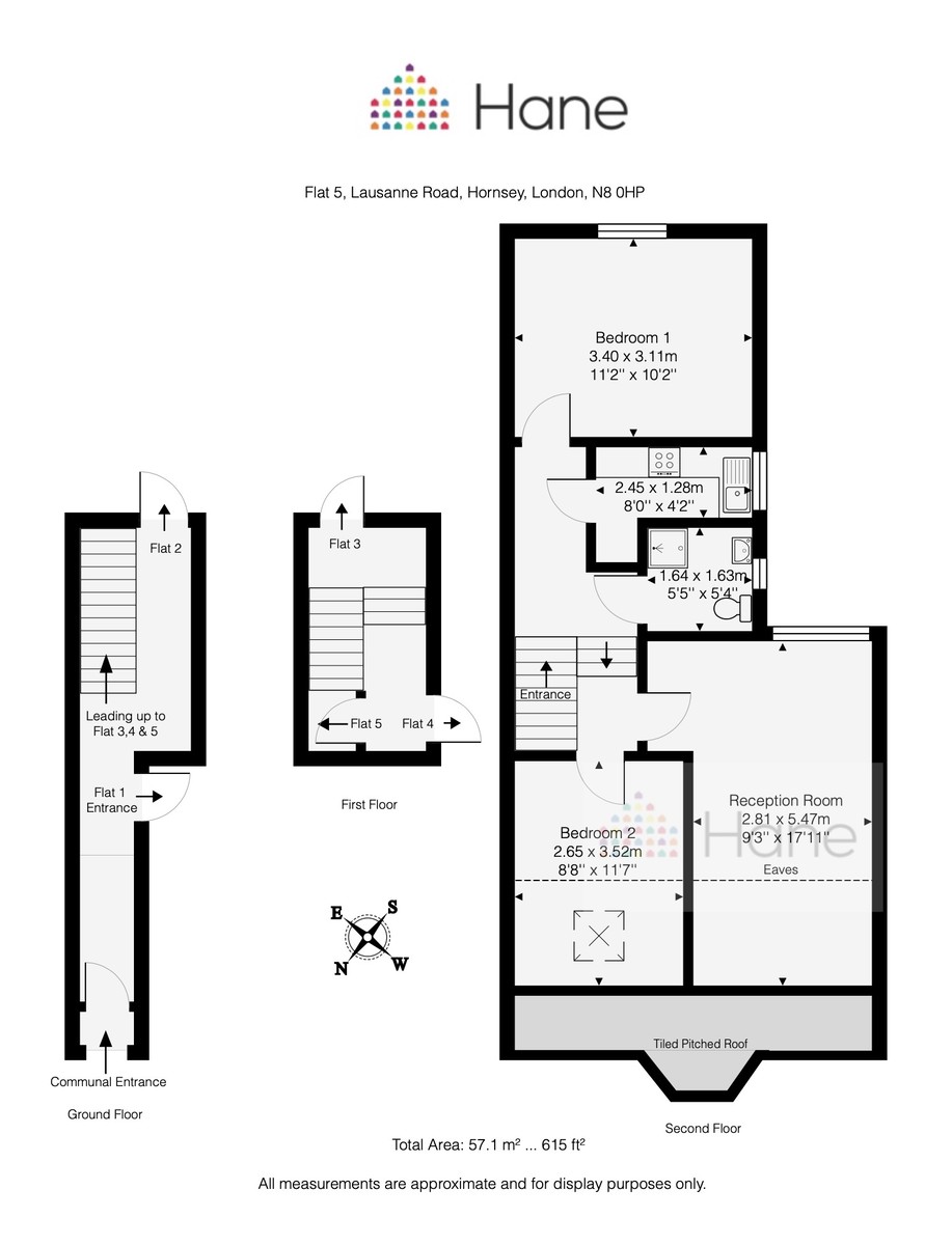 Floorplans For Lausanne Road, Haringey