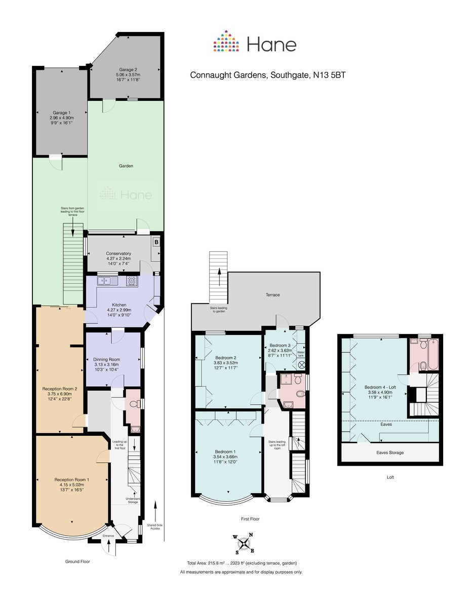 Floorplans For Connaught Gardens, Palmers Green