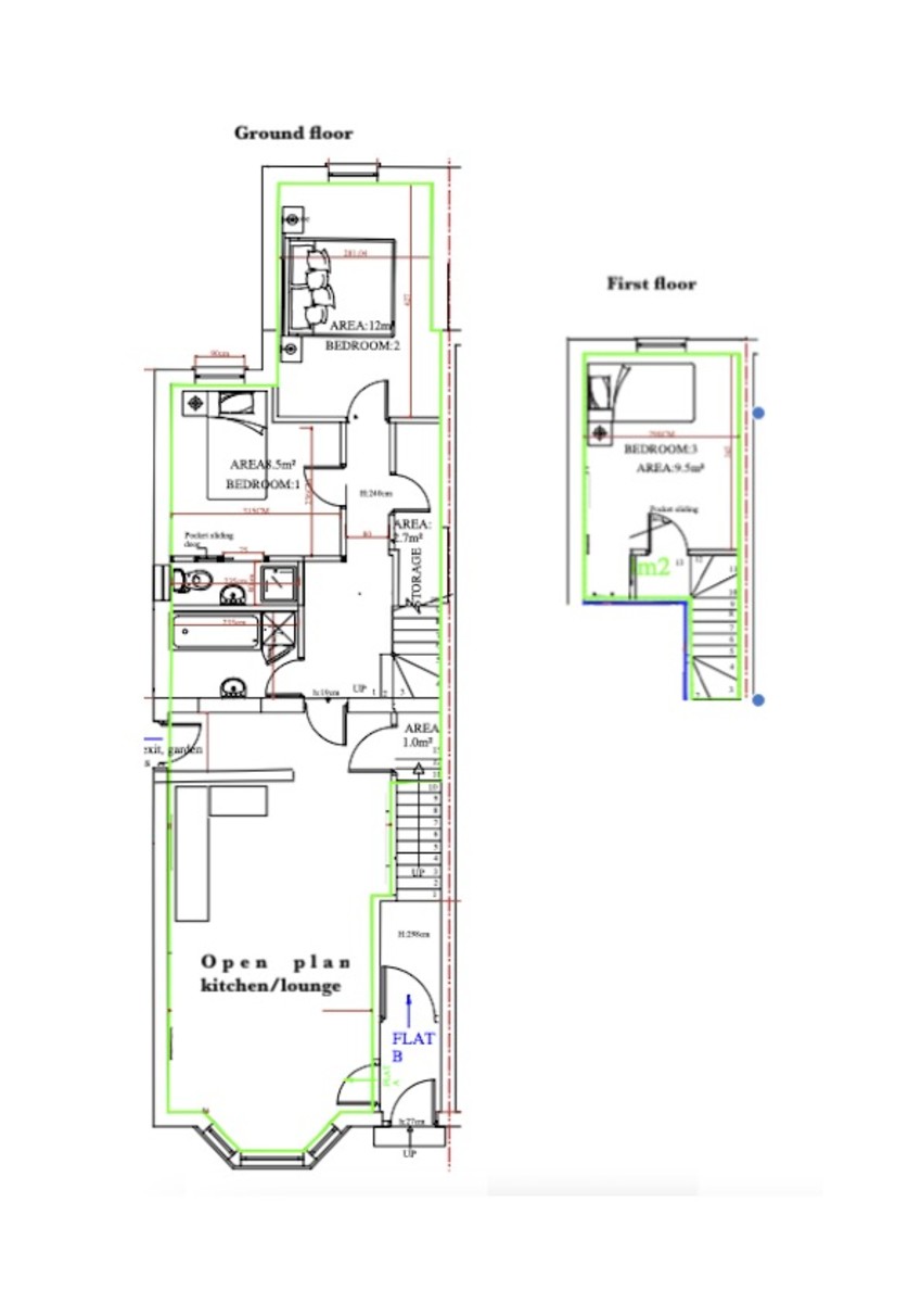Floorplans For Sydney Road, London
