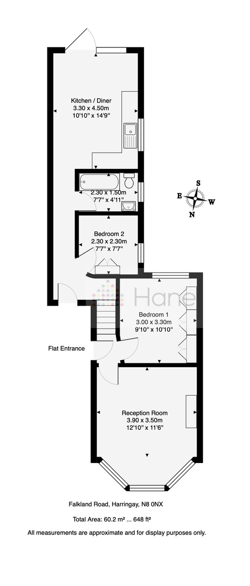 Floorplans For Falkland Road, Harringey
